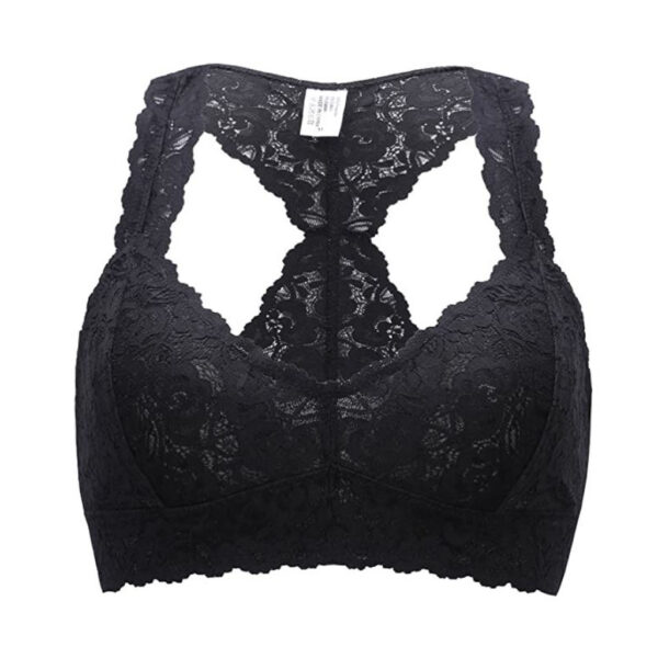 Lace Halter Racerback Bra