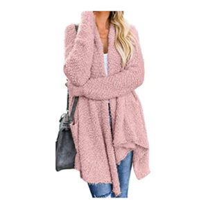 Pink Oversized Cardigan