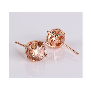 Rose Gold Tone Stud Earrings