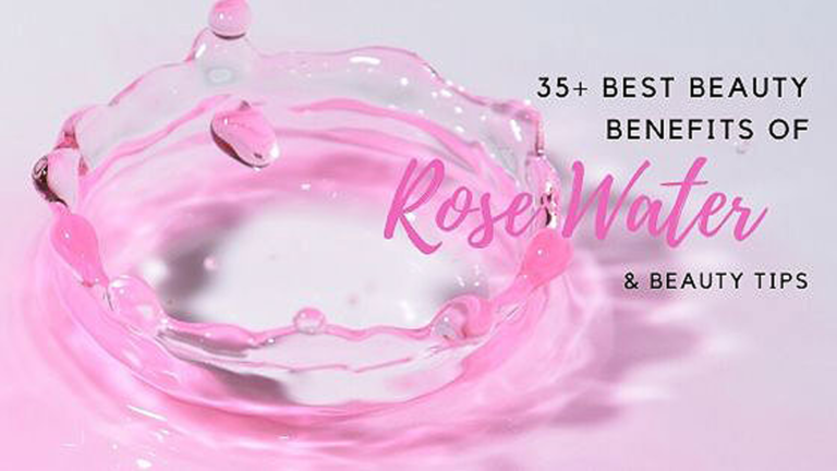 rose water beauty benefits feature image
