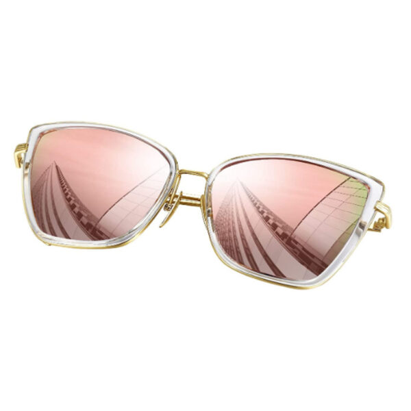 Gold Frame Pink Cat Eye Sunglasses